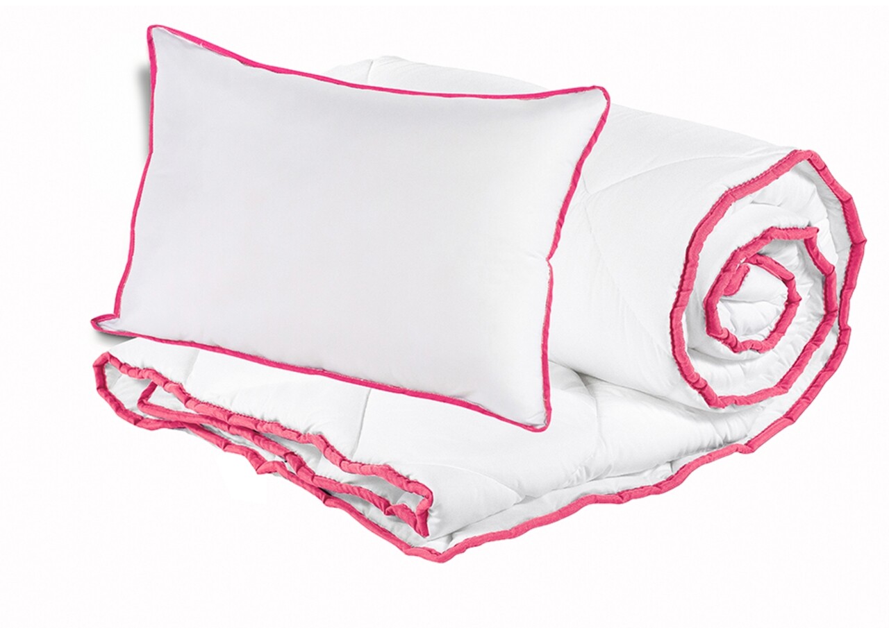 Set Alcam perna microfibra 50x70 cm si pilota matlasata 140x200 cm - imagine 4